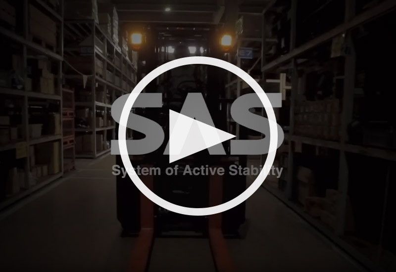 Toyota's Exclusive System of Active Stability available on selected Forklifts!