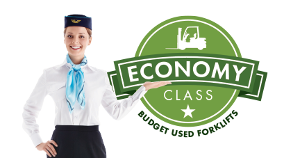 Economy Class for budget used forklifts